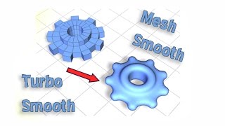 28 Modifiers in 3Ds MAX (Mesh Smooth & Turbo Smooth)