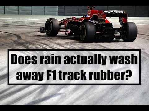 MP218 - Can Rain Actually Wash Away F1 Track Rubber?... - YouTube