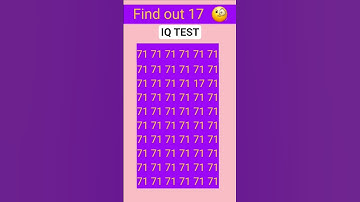 find out 17 in the crowd of 71🧐#puzzle#shortsfeed#yt shorts