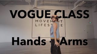 Vogue Hands + Arms Class - Gravity Jacobs - Electro vs Vogue (Lazy Flow)