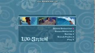 Disney 2002, Lilo And Sch - 2002 Dvd Main Menu