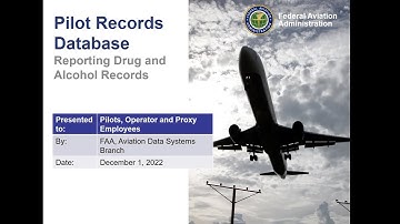Pilot Records Database December 1, 2022 - Reporting Drug and Alcohol Records