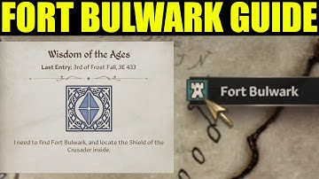 OBLIVION Remastered - How complete fort bulwark (Puzzle Solutions) | wisdom of the ages quest guide