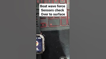 boat wave force • sensors over to surface check #boat #shorts #techpokeshorts