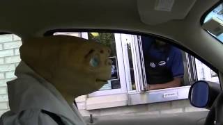 STONE COLD ET  Hilarious drive thru WWE