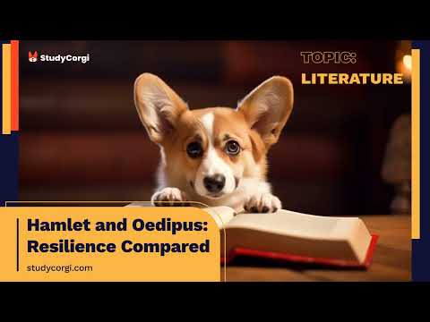 Hamlet and Oedipus: Resilience Compared - Research Paper Example