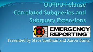 SQL Server Training: OUTPUT Clause and Derived Tables