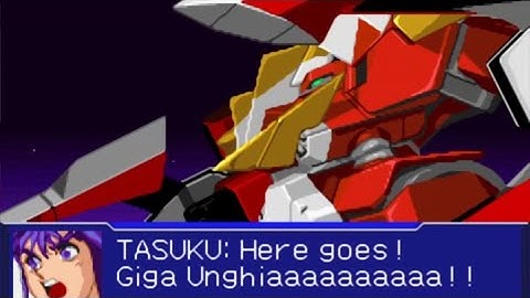 Super Robot Taisen Original Generation 2: All Giganscudo Duro Attacks