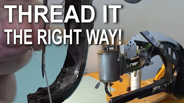 How to Thread A China Shoepatcher Sewing Machine