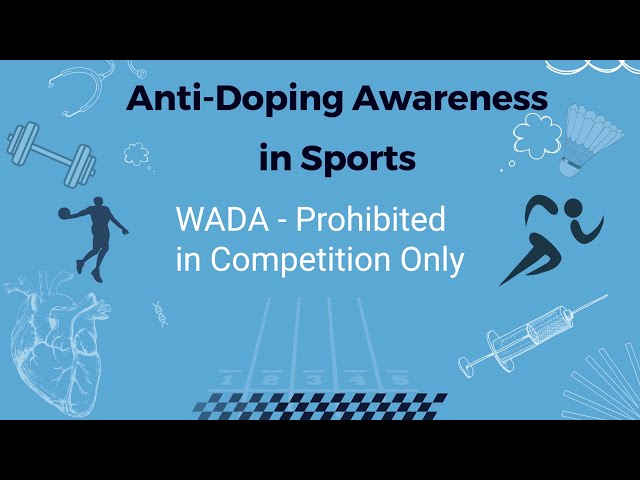 l carnitine doping list WADA - Prohibited in Competition Only