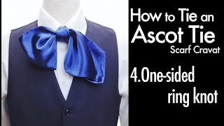 Ascot Kravat Kravat Nasıl Bağlanır 4. Tek Taraflı Halka Düğüm
