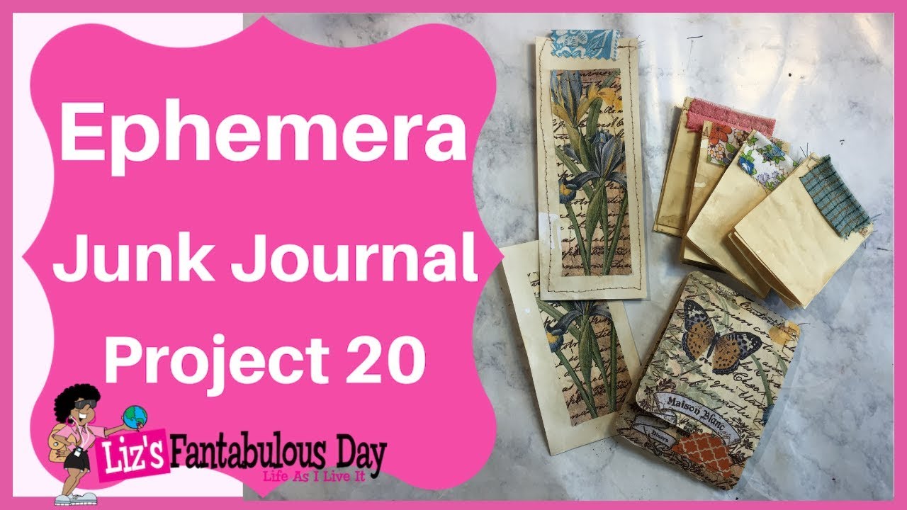Create With Me, Easy Junk Journal Ephemera Ideas - Ephemera Knick ...