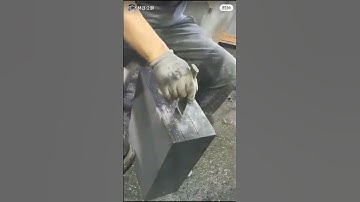 cool intelligent technique splitting stones #shorts