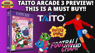 Evercade Taito Arcade 3 Preview - This IS A Must Buy Cart!