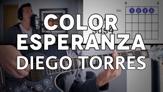 Color Esperanza Diego Torres Tutorial Cover - Guitarra [Mauro Martinez] chords