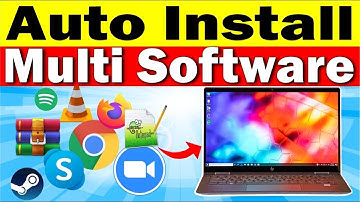 INSTALL ALL SOFTWARES AT ONCE | Install multiple softwares in one click | Install all programs once