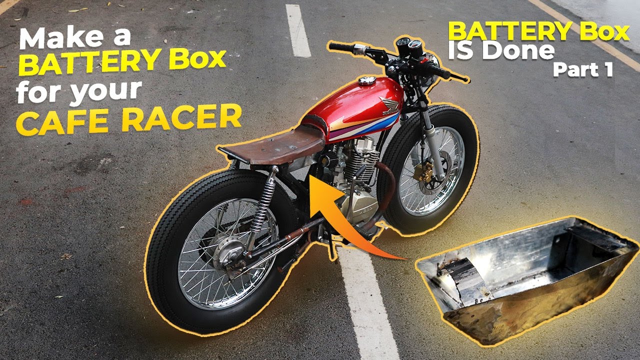 Battery Box for Project CAFE RACER | HONDA CG125 CAFE RACER | PART 13 ...