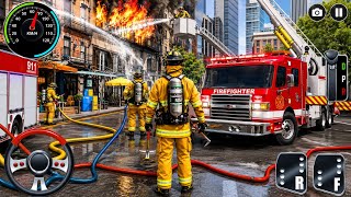 🔥 FireFighter Rescue Simulator 3D - US Emergency 911 Firetruck Driving - Android GamePlay screenshot 4
