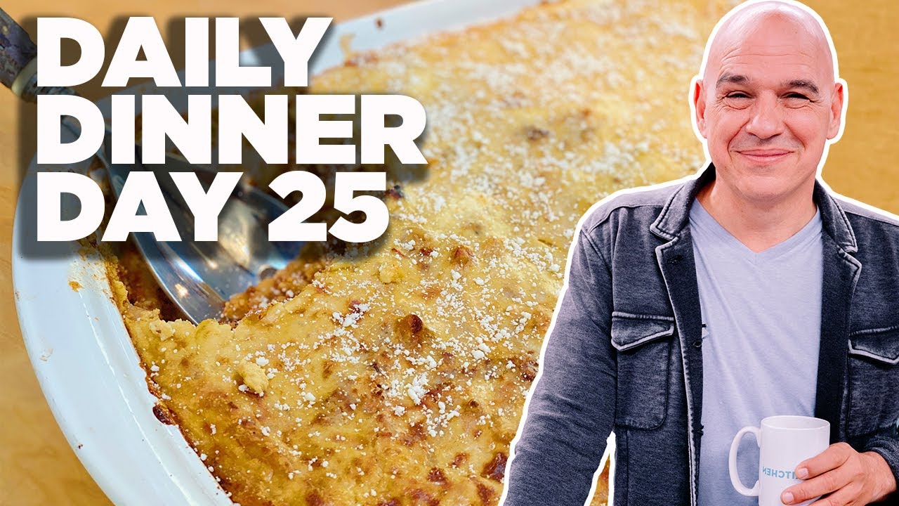 Holiday Pasta Bake (Pasticcio-ish) Day 25 | Daily Dinner with Michael Symon | Food Network
