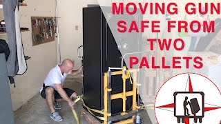 REMOVE GUN SAFE PALLET - GUN SAFE DELIVERY - GUN SAFE PALLET REMOVAL