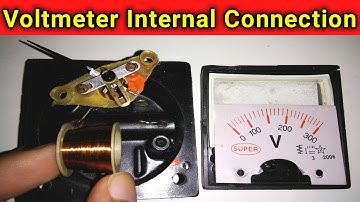 What Inside of Voltmeter || Voltmeter Internal Connection || Working of Voltmeter in Hindi.