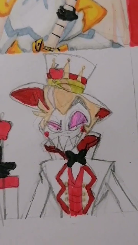 Люцифер из отеля хазбин. #рисование #hazbinhotel #люцифер - YouTube