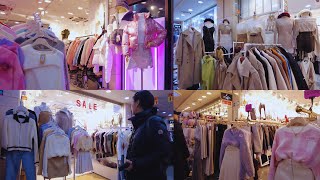 Shopping in Korea | GOTO MALL Shopping in Gangnam | Korean Winter outfits | Aesthetic Winter Fashion