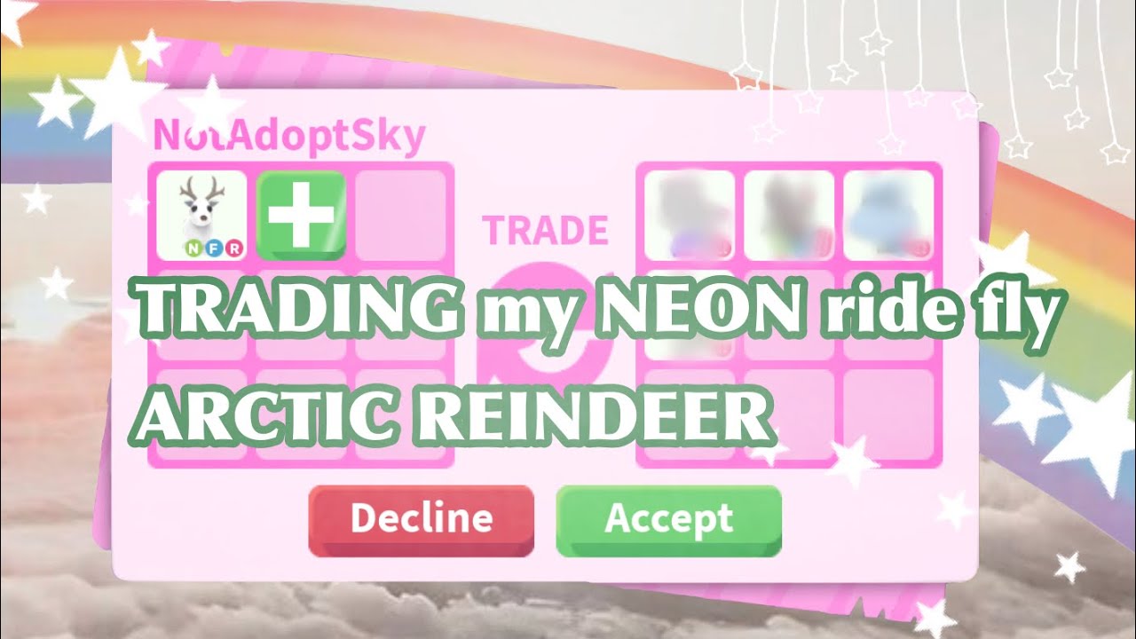 Neon Ride Fly Robin TRADING my NEON ride fly ARCTIC Reindeer - YouTube