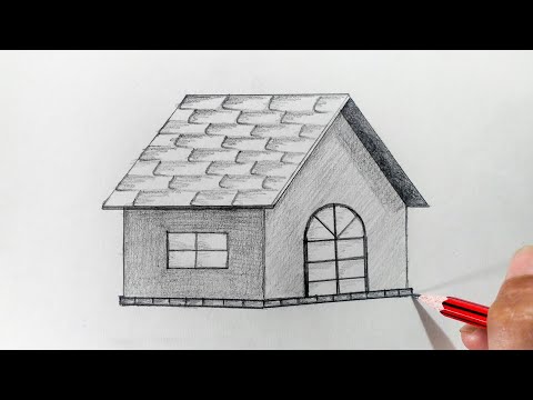 Video: How To Make A Drawing Of A Hut