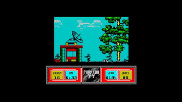Phantom F4 (1992) 128k AY music version Walkthrough + Review, ZX Spectrum