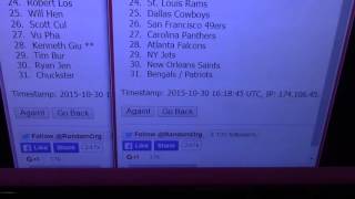 Playbook Football Team Randomizing GB