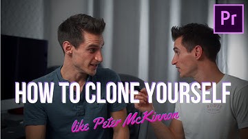 How to Clone Yourself Like PETER MCKINNON in videos using Premiere Pro