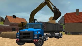 Construction Truck 3D: Sand - Android Gameplay HD screenshot 1