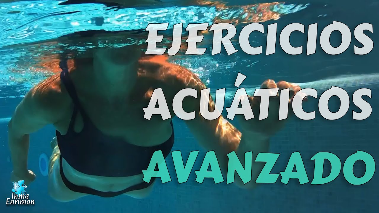 AQUAGYM/ COMBINACIÓN DE EJERCICIOS AVANZADOS/ PIERNAS/GLÚTEOS/ABDOMEN