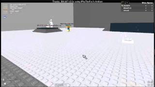 ROBLOX : Hacker at Stickmasterluke's Fencing.
