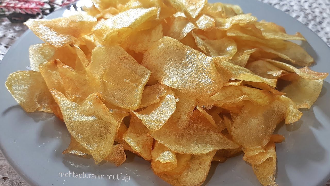 Домашние хрустящие картофельные чипсы, ничем не отличаются от готовых 🥔😋 Самый практичный рецепт ...