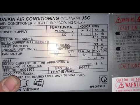 Video Cách đấu điện máy điều hoà âm trần Daikin FBA71BVMA... - youtube