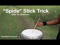 EASY FOR DRUMMERS | Spida Stick Trick Breakdown
