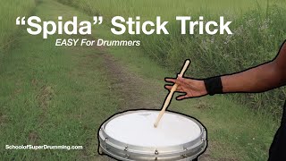 EASY FOR DRUMMERS | Spida Stick Trick Breakdown