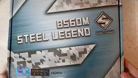 ASRock B560M STEEL LEGEND - Unboxing (4k)