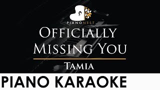 Tamia - ly Missing You - Piano Karaoke Instrumental Cover with Lyrics