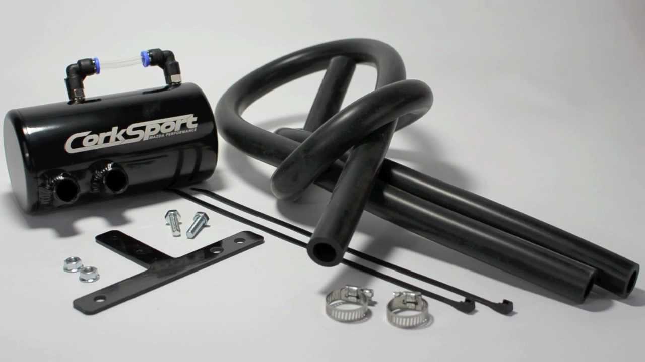 CorkSport Oil Catch Can for Mazda and Mazdaspeed YouTube