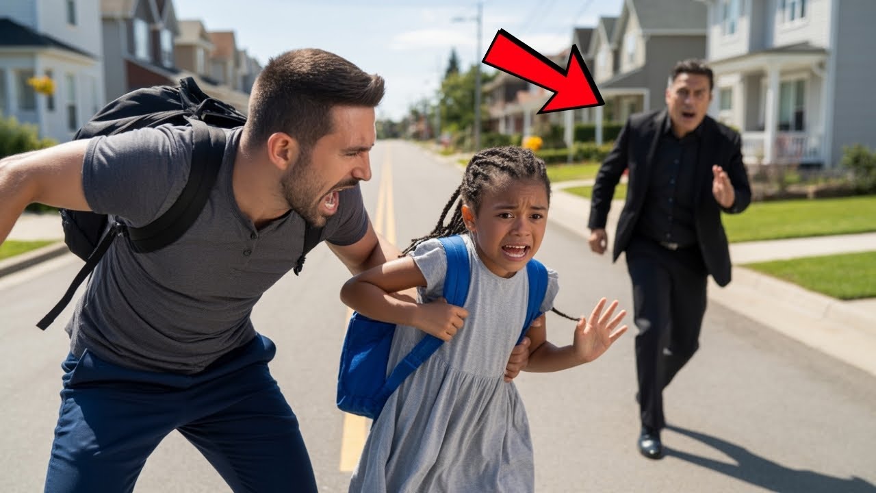 Millionär sieht Mädchen ein SOS-Zeichen machen – als er den Grund hört, bleibt ihm der Atem weg.