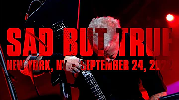 Metallica: Sad But True (Global Citizen Festival - New York, NY - September 24, 2022)