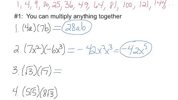 Working With Radical Expressions