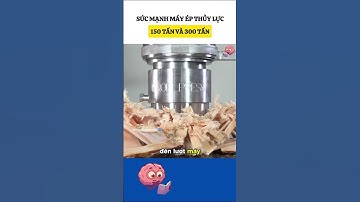 Sức mạnh máy ép thủy lực 150 tấn và 300 tấn #kienthucthuvi #khampha #shorts