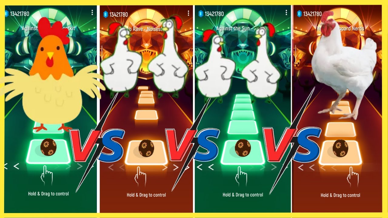 Tiles Hop Chicken Dance / Chicken Song / Chicken Game Tiles Hop EDM