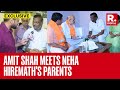 Amit Shah Meets Neha Hiremath&#39;s Parents In Hubbali, Father Niranjan Tells All About It | Republic TV