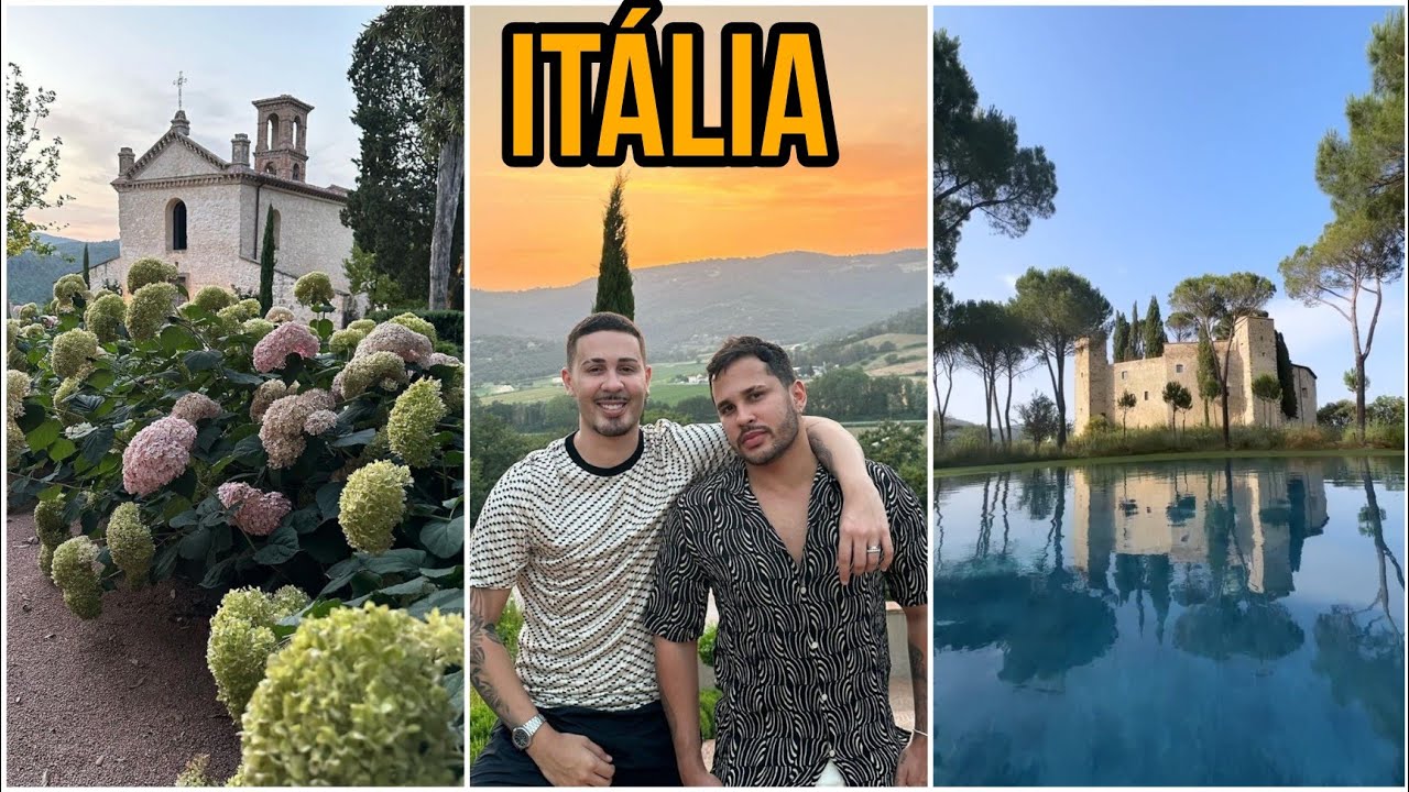 Carlinhos Maia e Lucas chegam na Itália