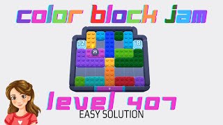 Color Block Jam Level 407 Solve